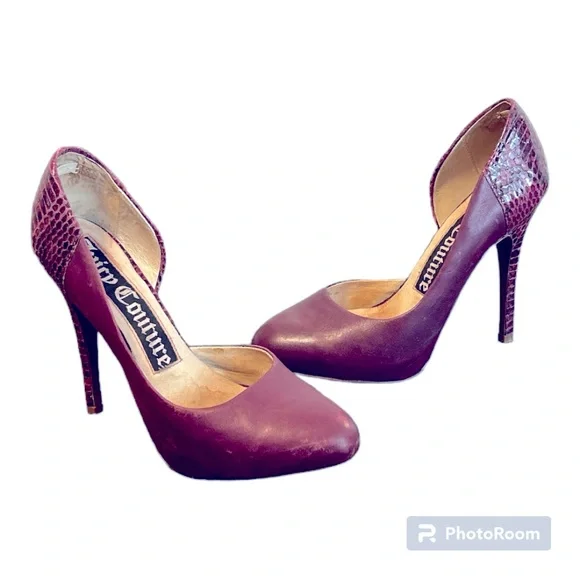 Juicy couture red wine heels in great condition - Picture 3 of 8